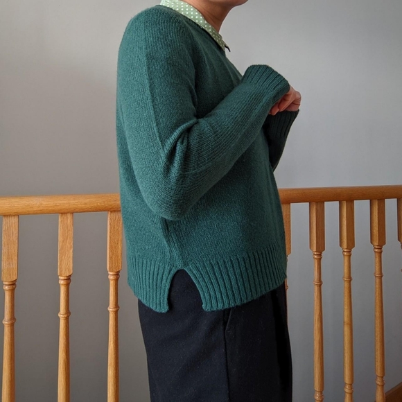 forest green knit sweater [size small] [from H&M about 8 years ago] - Picture 3 of 4